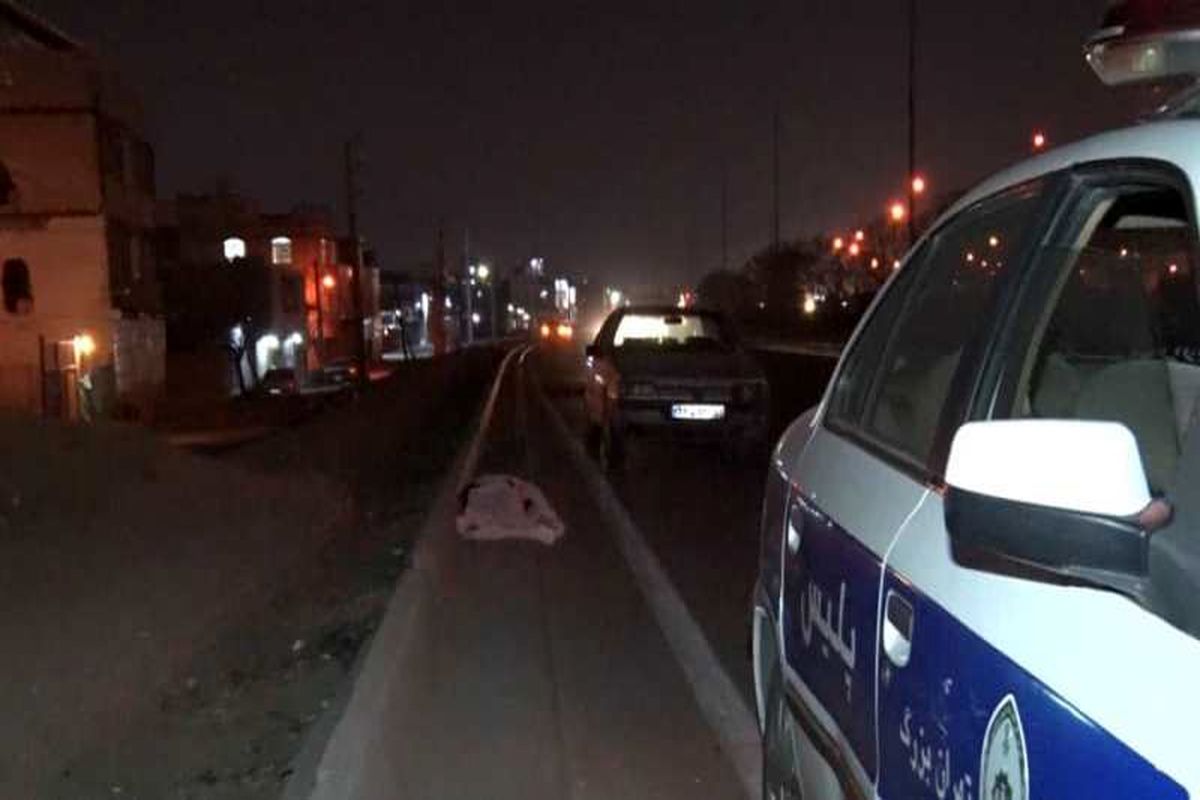 فوت یک عابر پیاده در بزرگراه آزادگان تهران