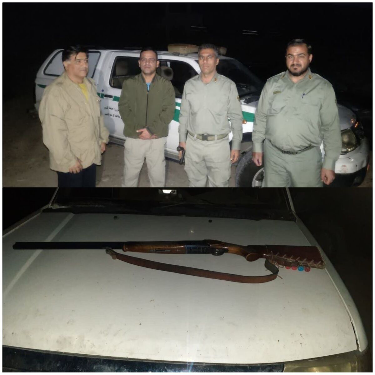 دستگیری یک  گروه شکارچی متخلف در منطقه سرکن بابا حبیب لرستان