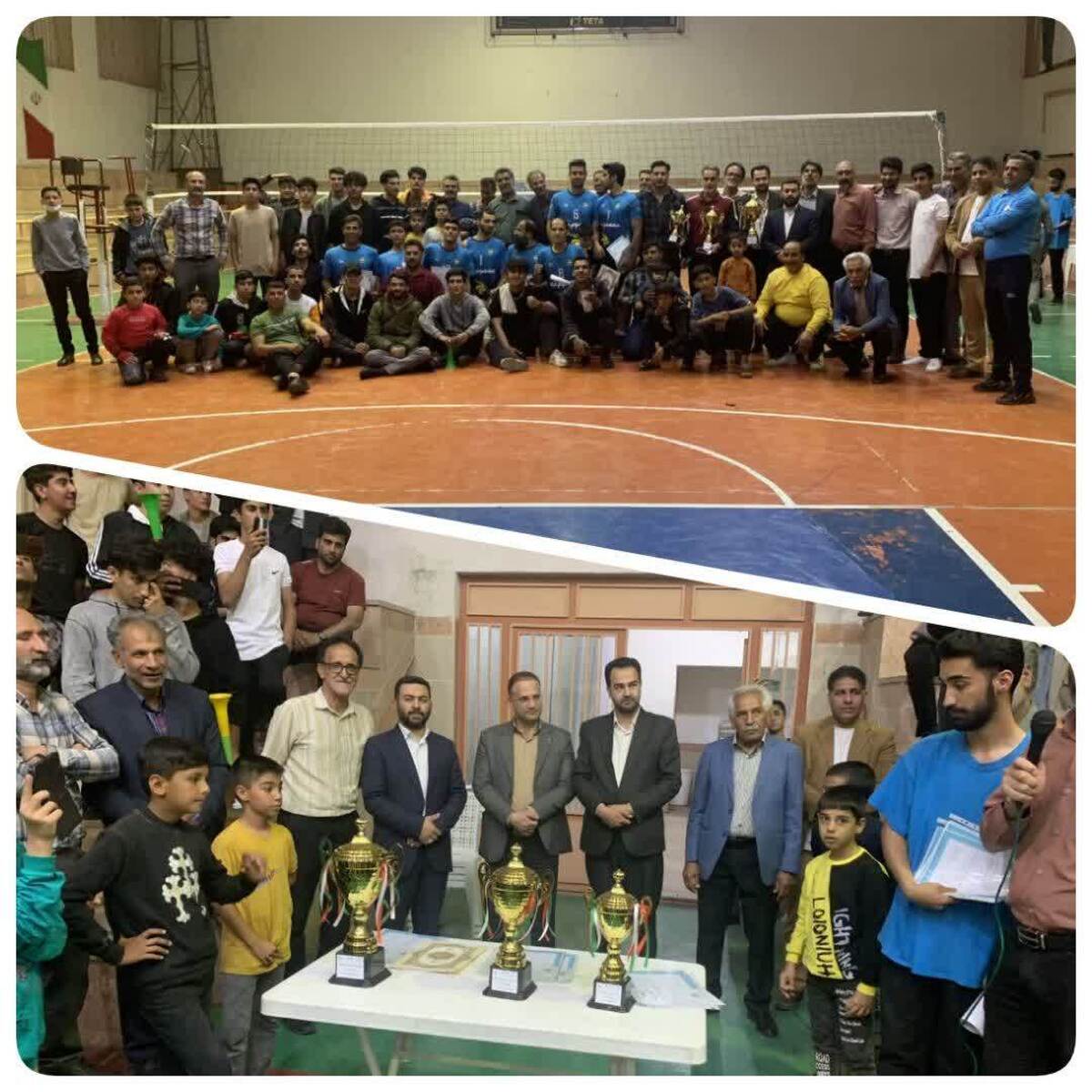 اختتامیه مسابقات والیبال آزاد جام رمضان