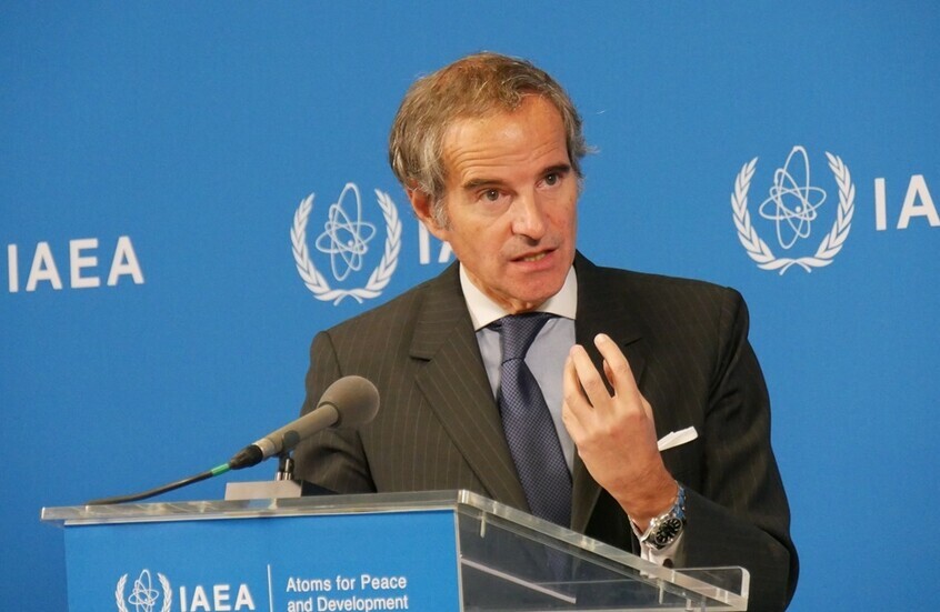 غروسي: لا يوجد اي دليل على سعي ايران لصنع سلاح نووي