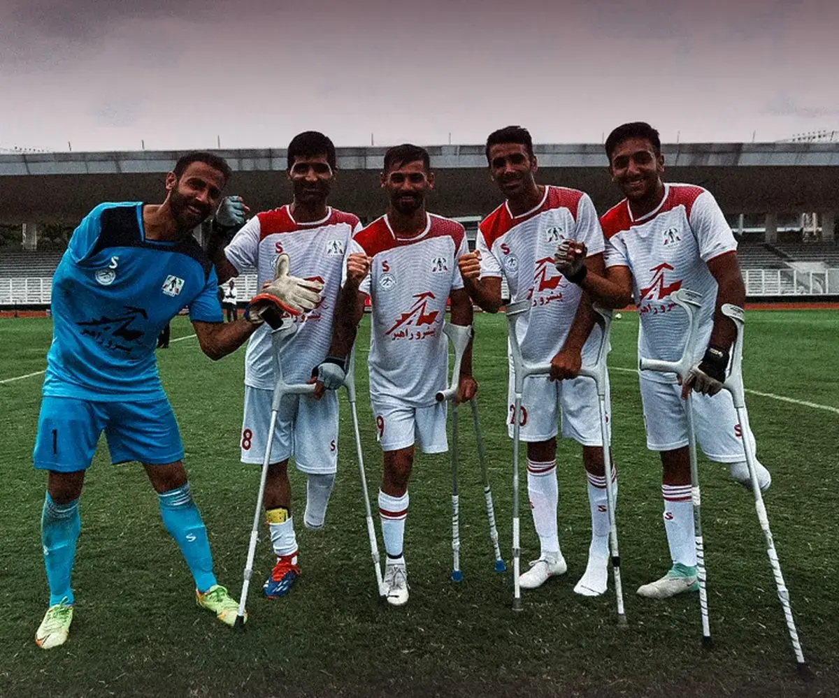 الرسالة التهنئة من وزارة الرياضة والشباب بعد تتويج منتخب إيران لكرة القدم لذوي البتر ببطولة آسيا