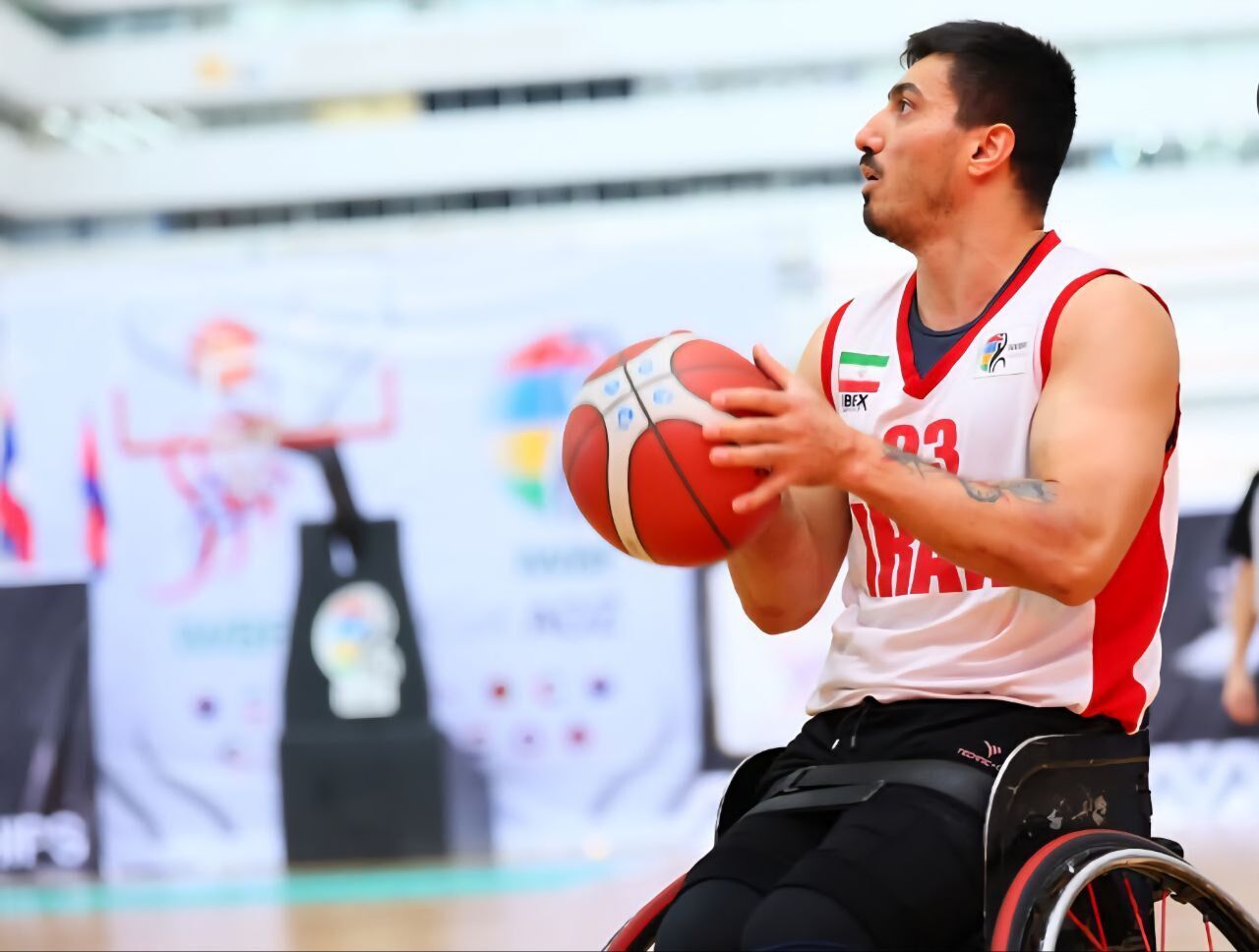 المنتخب الإيراني لكرة السلة على الكراسي المتحركة يحتل المركز الـ3 ببطولة آسيا والمحيط الهادئ