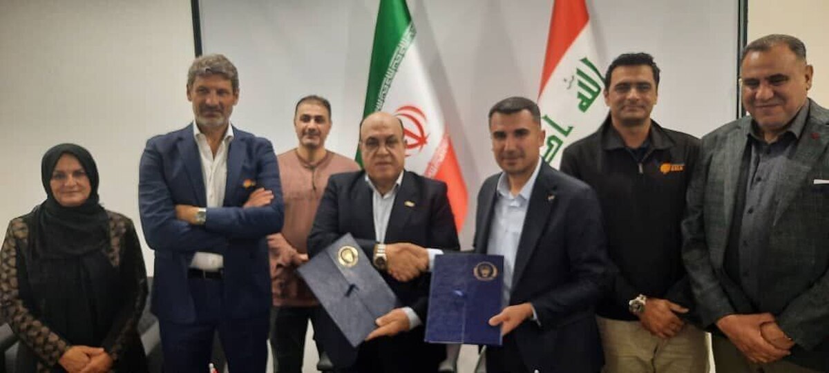 توقيع مذكرة تفاهم بين اتحاد الريشة الطائرة الإيراني والعراقي