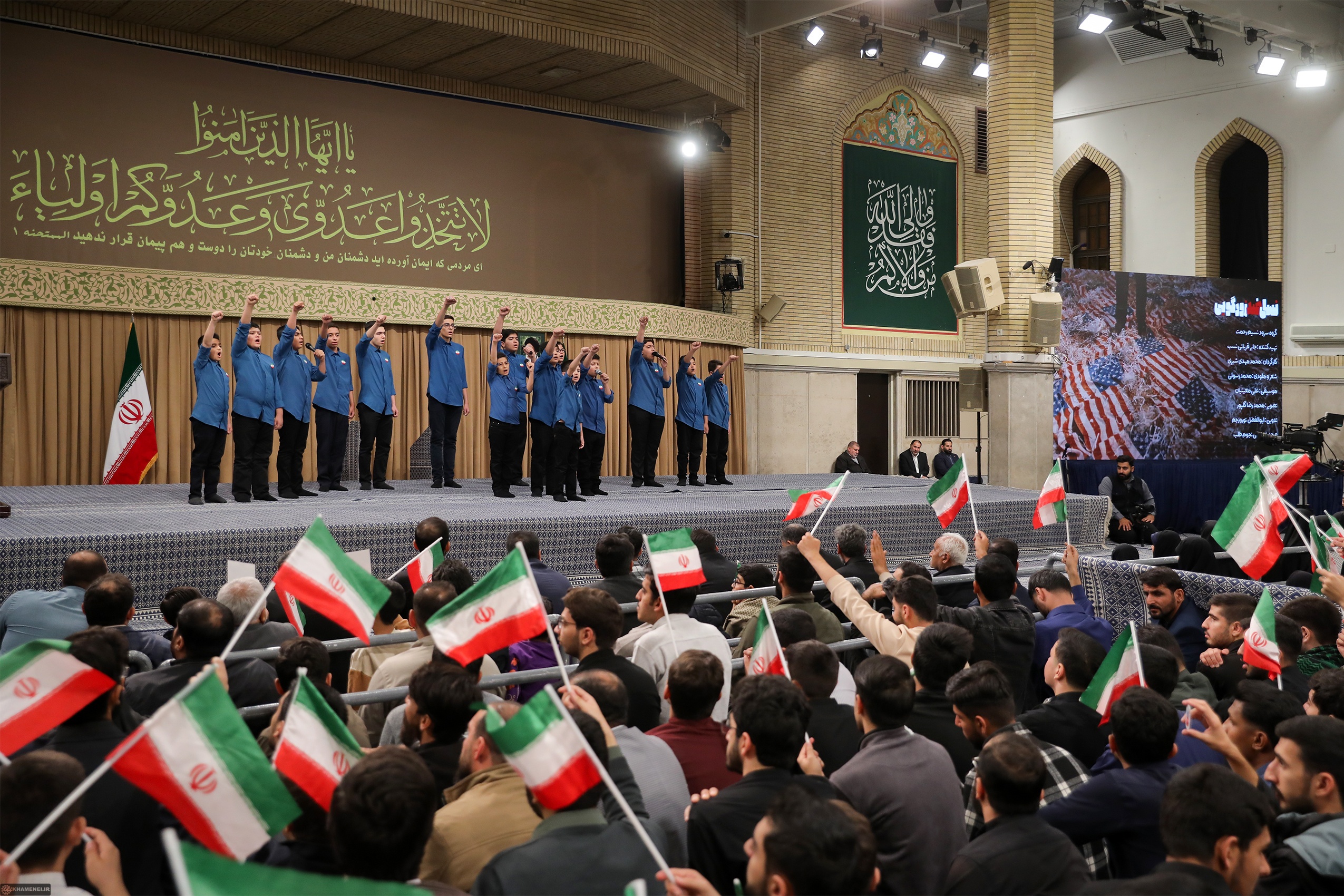 النص الكامل لبيانات قائد الثورة الإسلامية في لقائه مع الطلبة والتلاميذ النص الكامل لبيانات قائد الثورة الإسلامية في لقائه مع الطلبة والتلاميذ