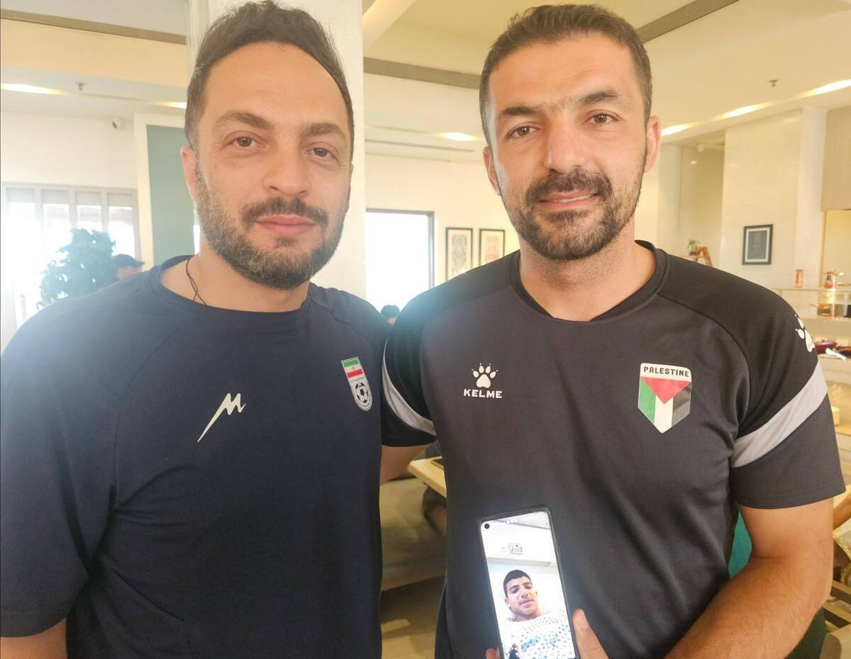 مدرب إيران يواصل متابعة تطورات إصابة لاعب فلسطين