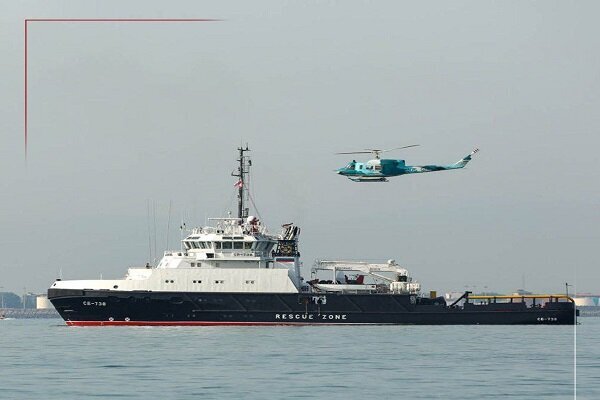 سفينة تابعة للبحرية الروسية تصل المنطقة العامة لمناورات بحر قزوين المشتركة مع إيران