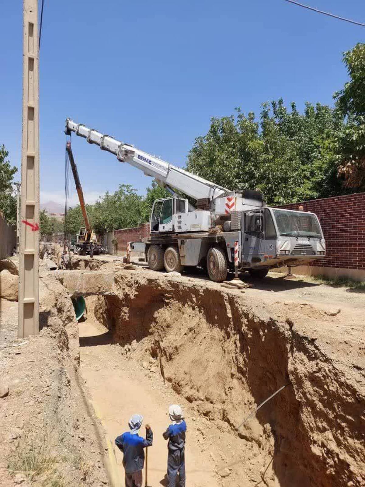 تقدم بنسبة 67% في خط بديل لنقل مياه طالقان إلى طهران