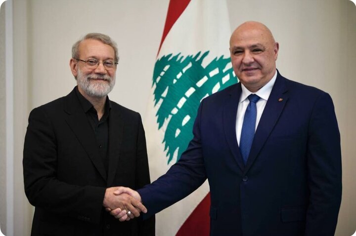 لاریجانی یلتقي الرئيس اللبناني..العهد: اللقاء كان ايجابيا لاریجانی یلتقي الرئيس اللبناني..العهد: اللقاء كان ايجابيا