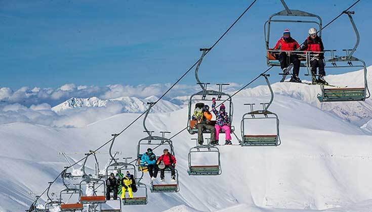 تلفريكات إيران؛ مناظر جوية للجبال والغابات والبحر