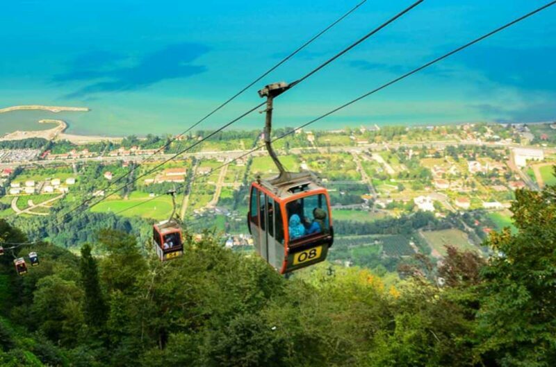 تلفريكات إيران؛ مناظر جوية للجبال والغابات والبحر