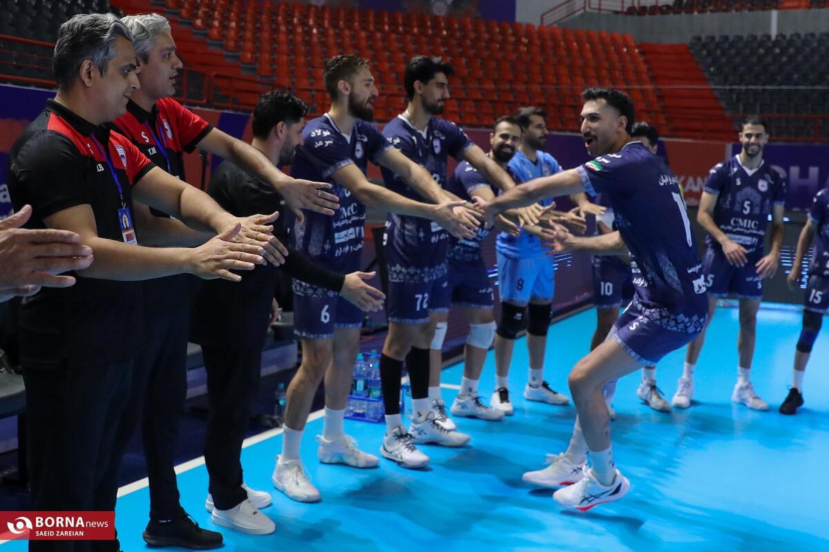 تشادرمَلو أردكان يهزم غاز جنوب العراق بثلاثة أشواط نظيفة