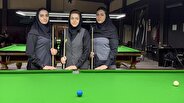 فريق السنوكر الإيراني النسائي يتابع تدريباته في أكاديمية الاتحاد للبلياردو والسنوكر