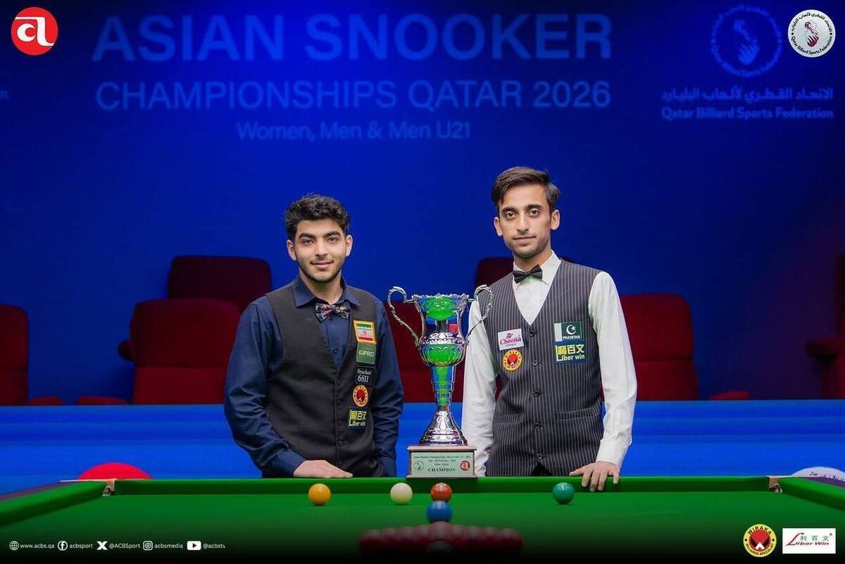 وصل كأس سنوكر آسيا إلى شاهين سبزي.