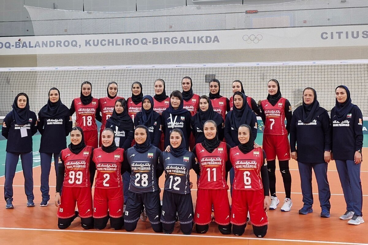 Iran Women’s Volleyball Team Opens CAFA Championship with Dominant Win