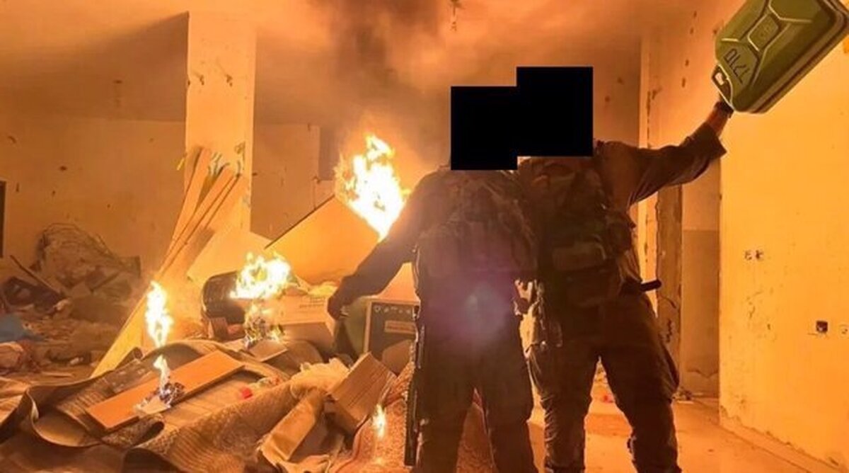 Israeli soldiers 'launched arson spree' in immediate aftermath of Gaza truce deal