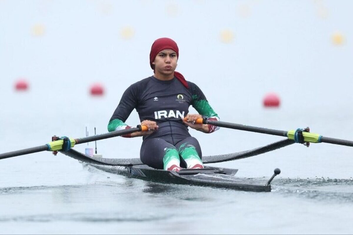 Iranian woman Mojallal wins gold at 2025 Asian Rowing C'ship