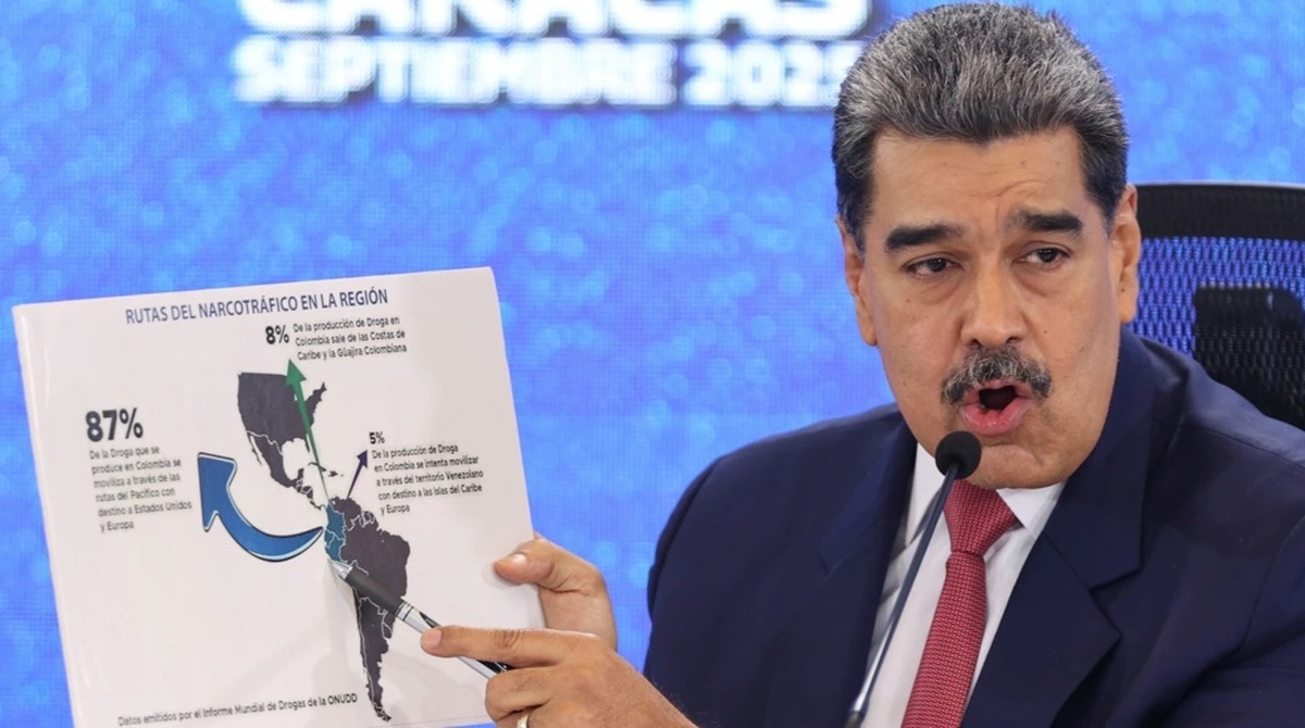 Maduro says US ‘fabricating’ war as naval strike group nears Venezuela