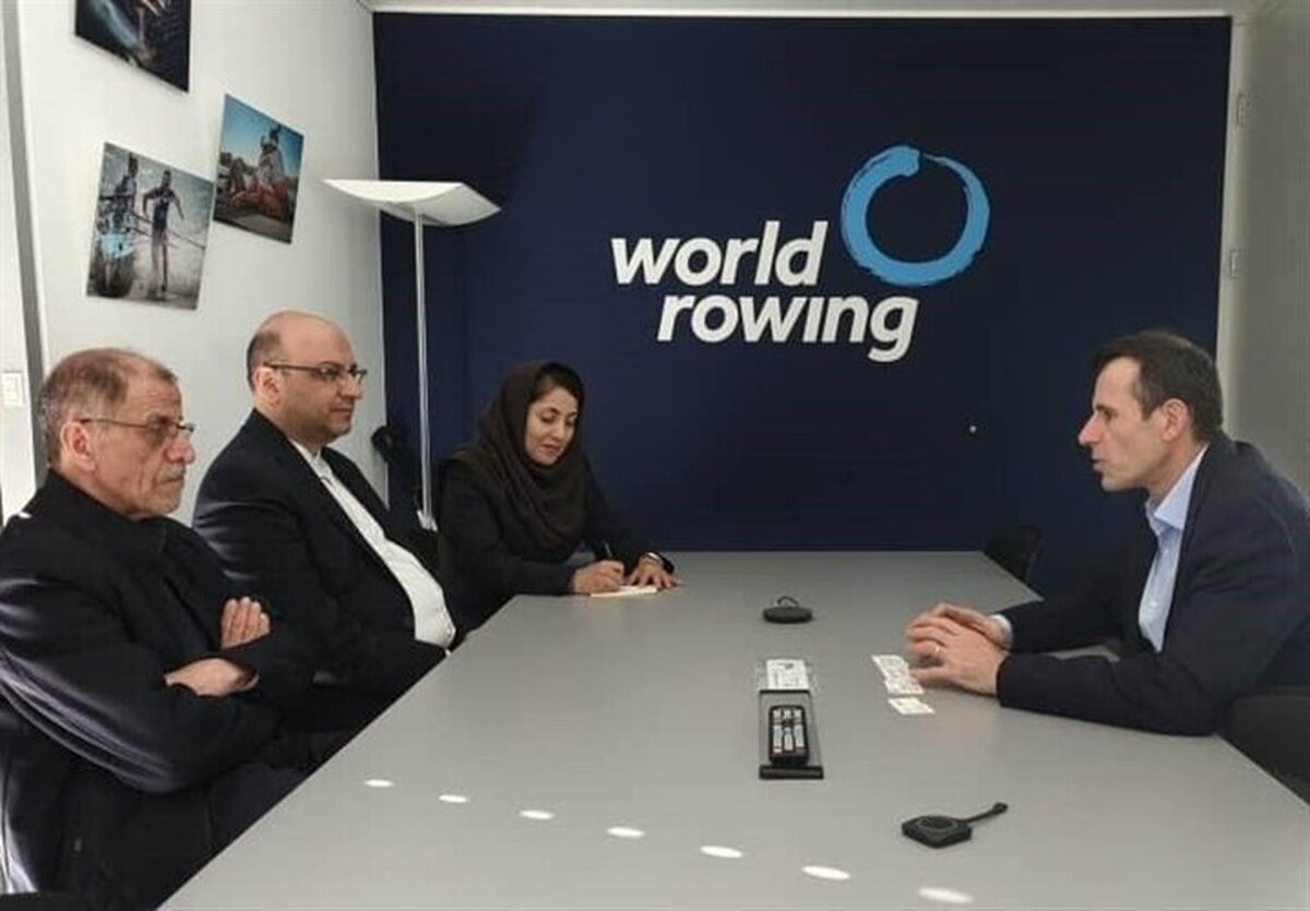 Iran’s NOC president meets World Rowing chief