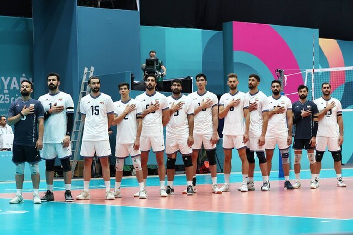 Iran’s Men’s Volleyball Team Advances Smoothly to Islamic Solidarity Games Final