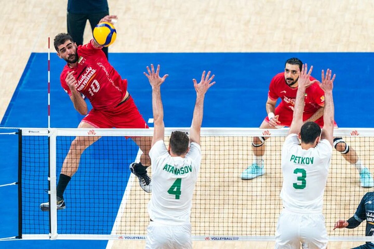 Iran beat Bulgaria in VNL 2025 in three straight sets
