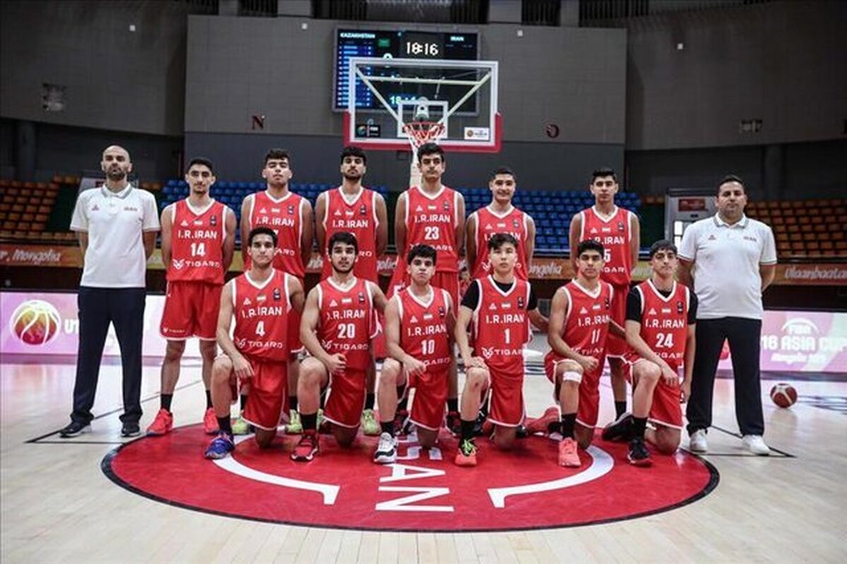 Iran U16 Basketball Team Falls to Japan in FIBA Asia Cup