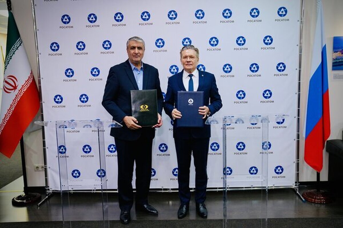Iran, Rosatom Sign MoU on Construction of Small Modular Reactors