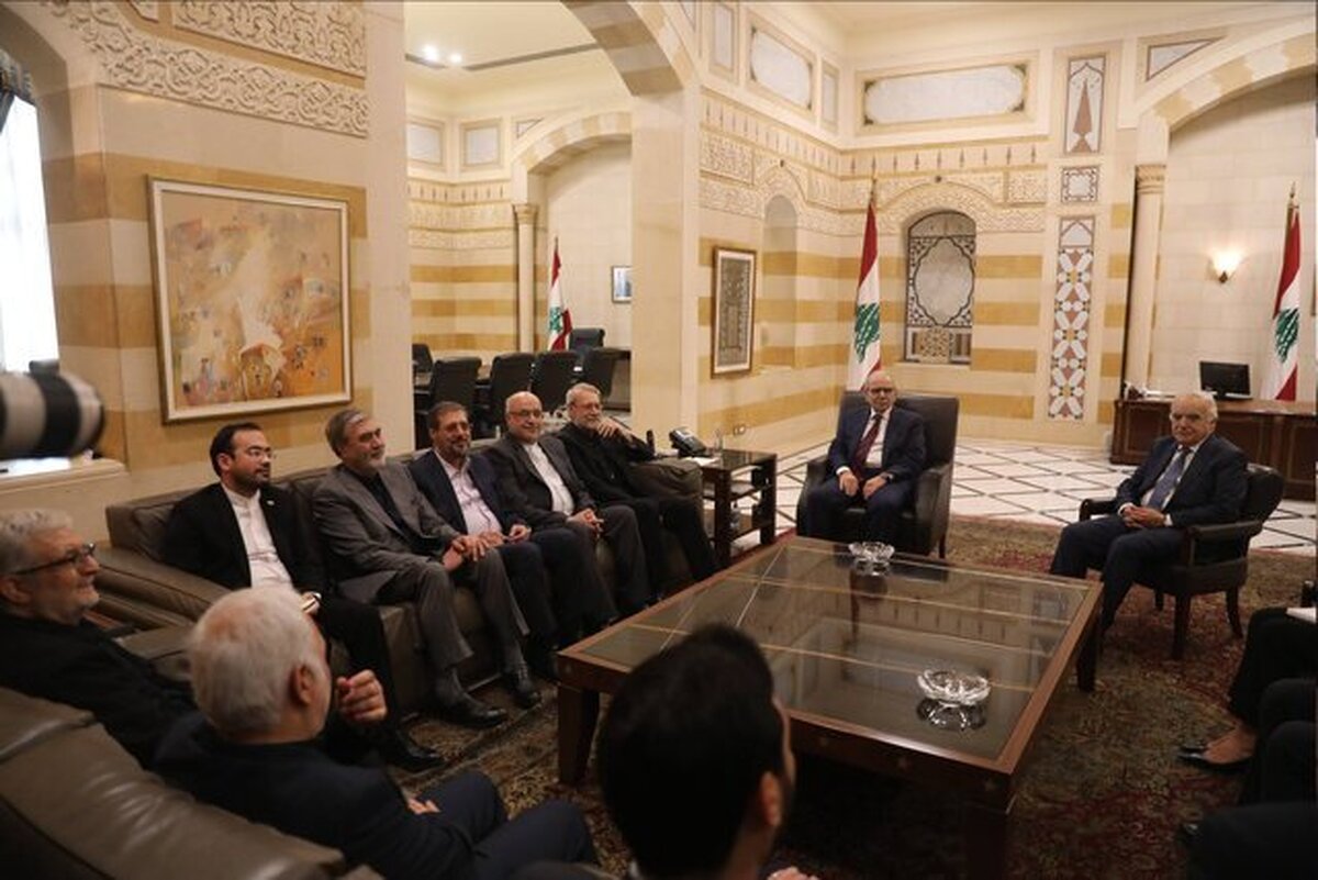 Larijani meets with Lebanese Prime Minister