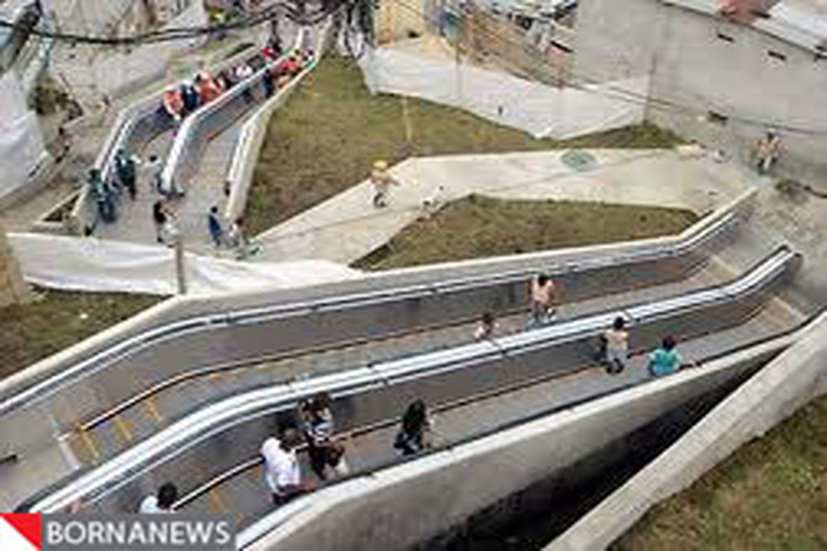 احداث بلندترین پله برقی فضای باز جهان در کلمبیا + تصاویر