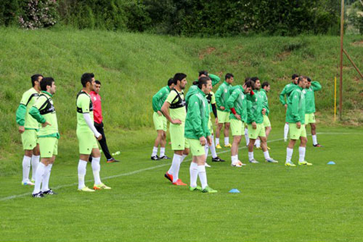 پژمان و سید جلال به جای تمرین استراحت کردند