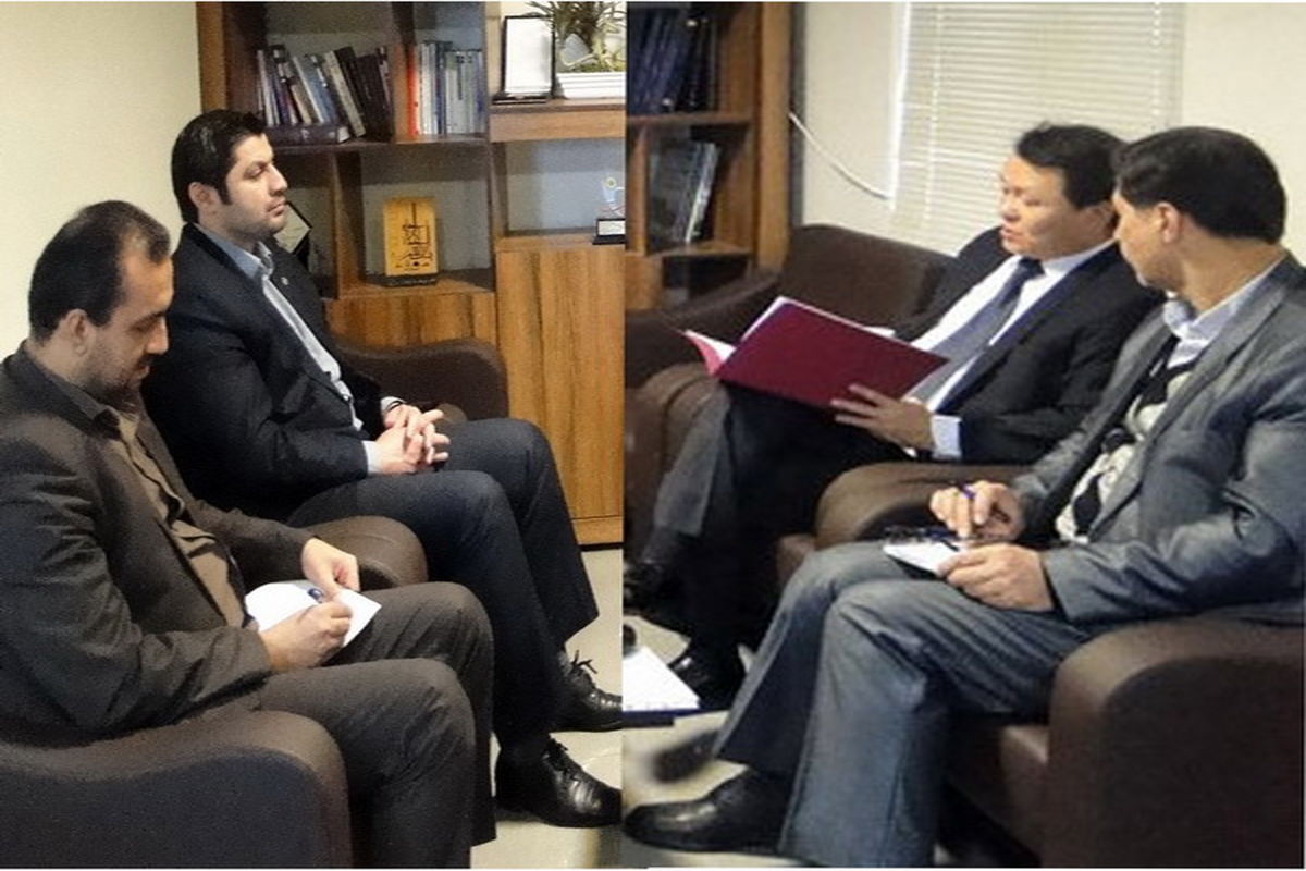 دیدار سر کنسول قزاقستان با  مدیر کل ورزش و جوانان گلستان