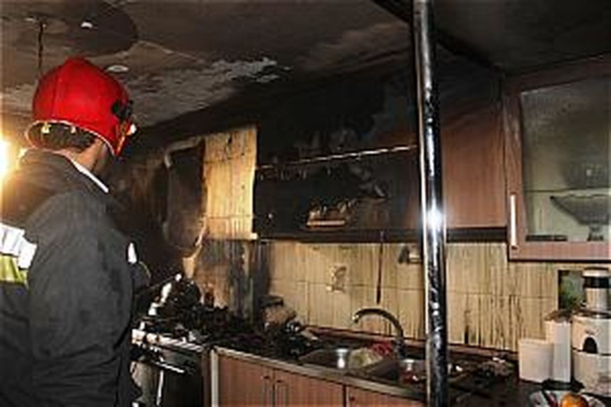 آتش‌سوزی منزل مسکونی در نبود صاحب خانه