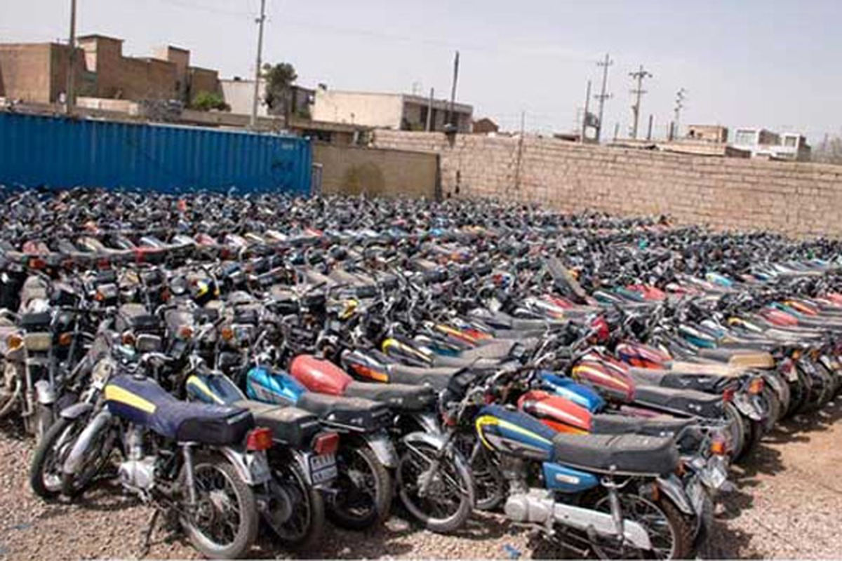 توقیف ۷۰ دستگاه موتورسیکلت متخلف در شهر کرمان