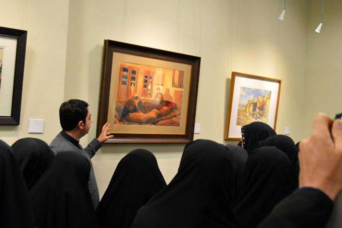 نمایشگاه «نگار مکتب‌خانه» میزبان طلاب ایرانی و غیر ایرانی