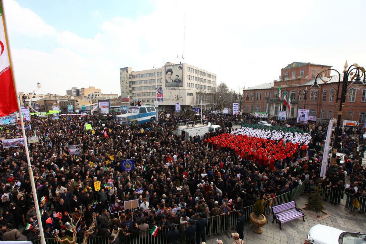 برگزاری راهپیمایی ۲۲ بهمن در ارومیه