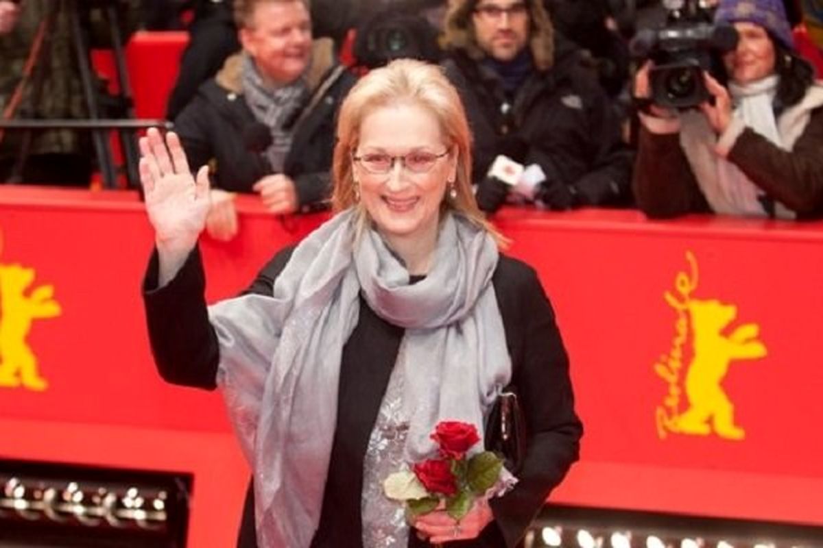 مریل استریپ بر روی فرش قرمز افتتاحیه جشنواره برلین