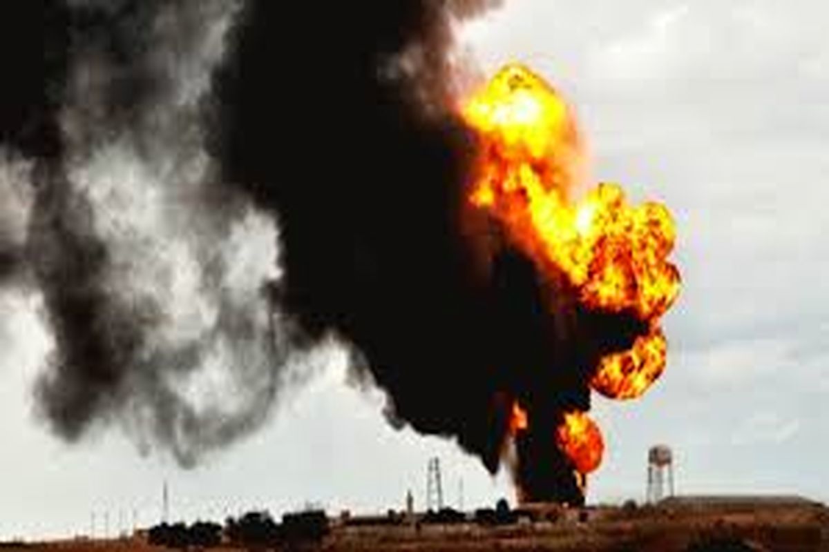 انفجار خط لوله صادرات نفت کرکوک-جیهان در خاک ترکیه