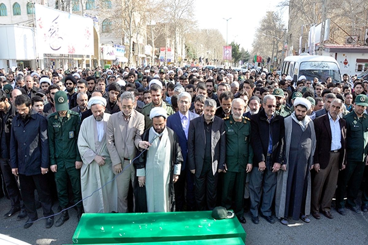 پیکر پاک شهیدان مدافع حرم در شهرستان شهریار تشییع و به خاک سپرده شد