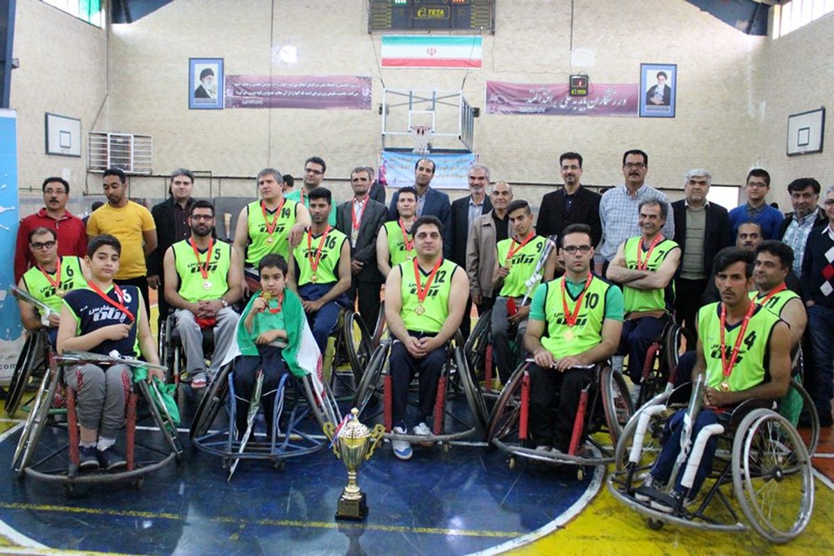 قهرمانی فارس در مسابقات بسکتبال با ولیچر لیگ دسته یک