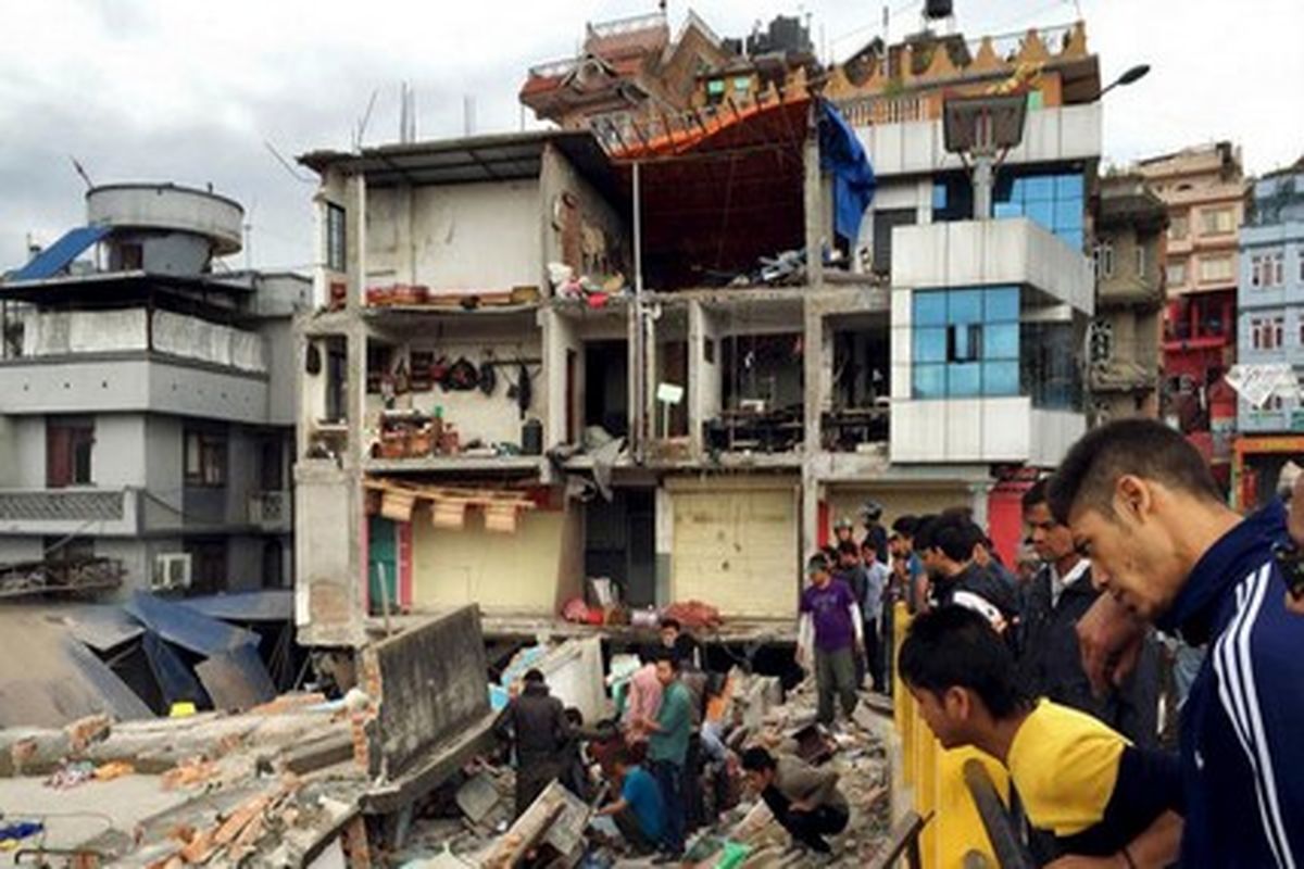 زمین‌ لرزه نپال ۶۲۰۰ کشته بر جای گذاشت