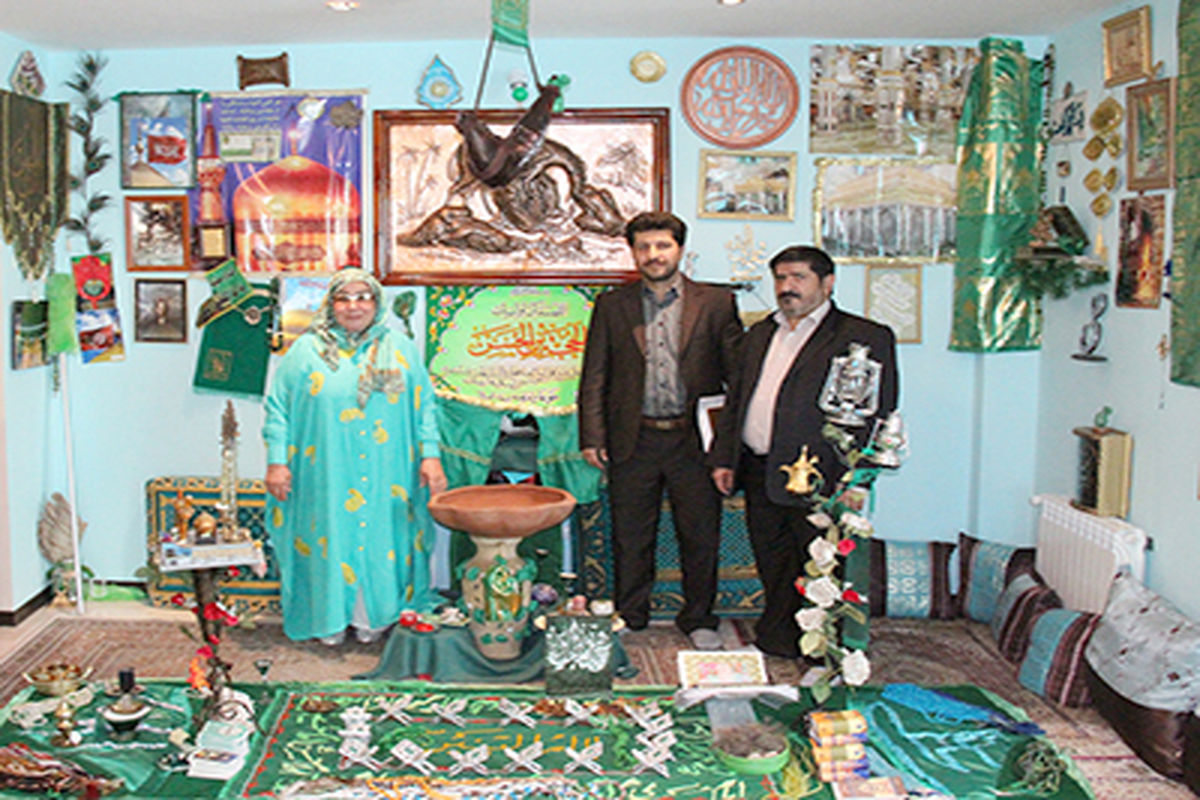 دیدار نمایندگان ارشاد با شاعر پیشکسوت البرز