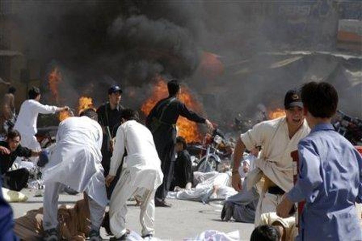 انفجار در خط‌آهن بلوچستان پاکستان ۱۰ زخمی بر جای گذاشت