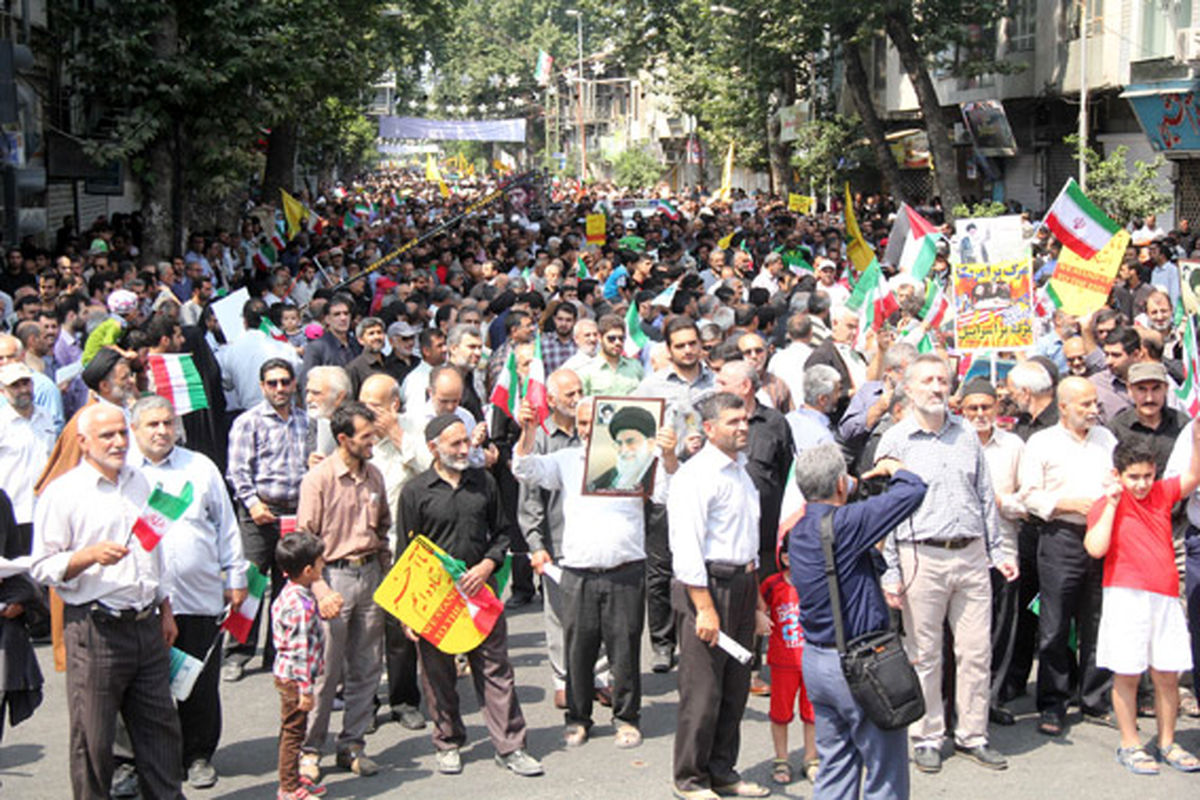 حضور پرشور مردم مازندران در راهپیمایی روز جهانی قدس