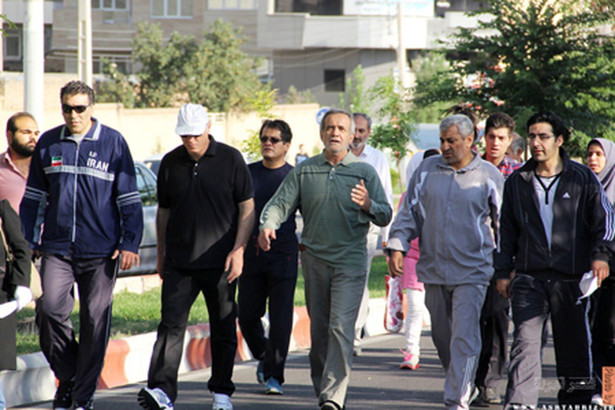 همایش بزرگ پیاده روی خانوادگی در تبریز برگزار شد