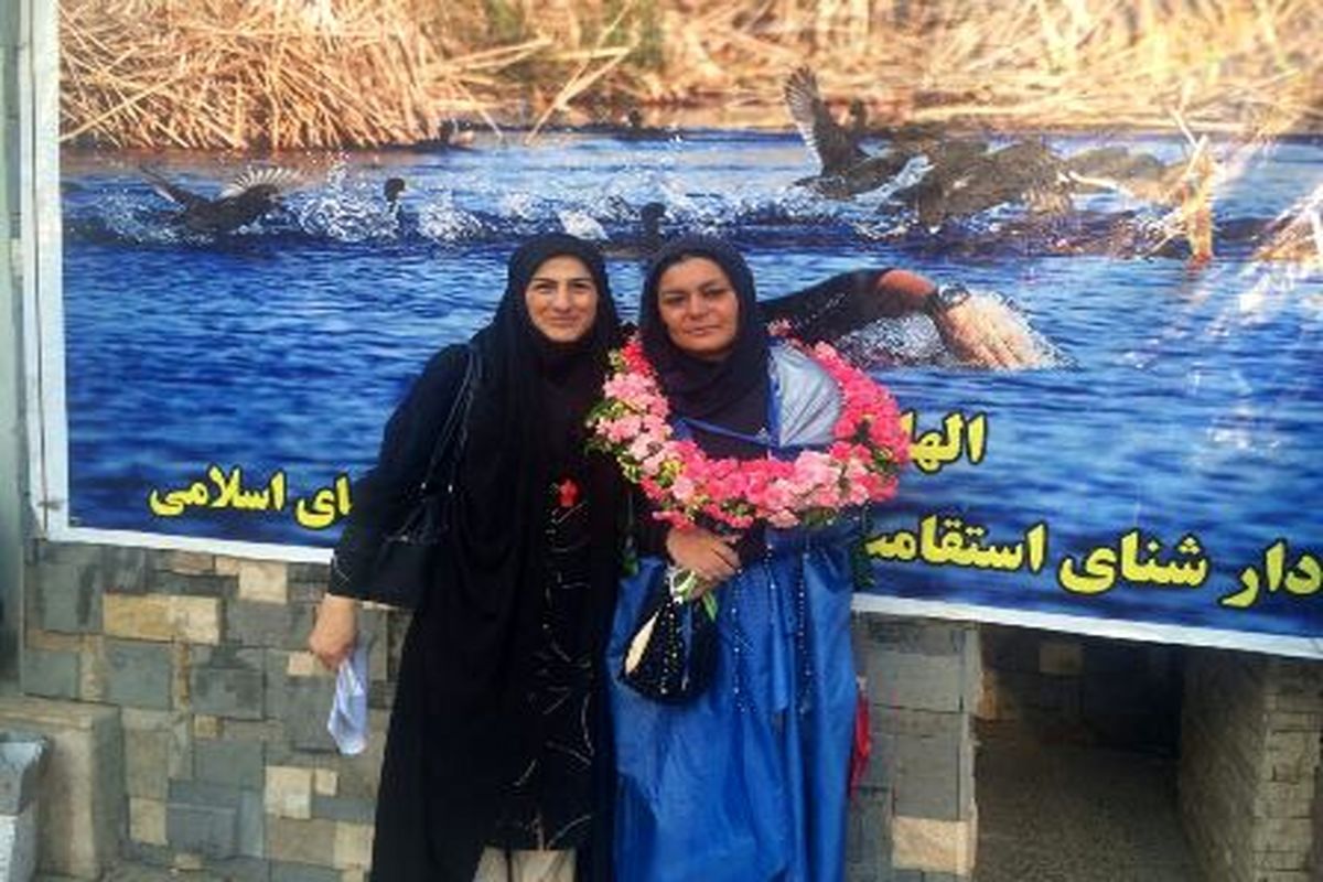 ثبت رکوردی دیگر از بانوی شناگر ایرانی