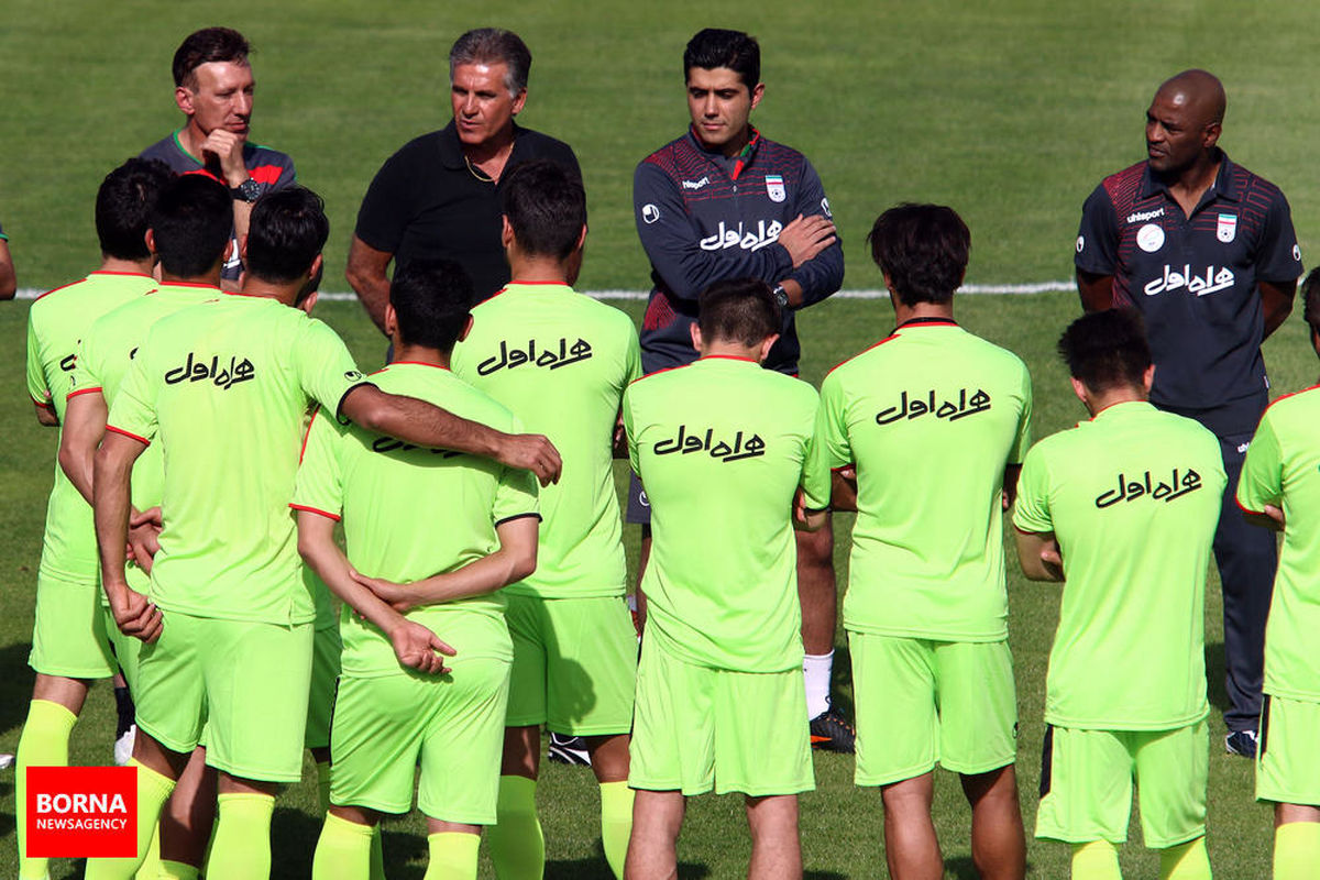 اعلام برنامه تمرینی امروز تیم ملی