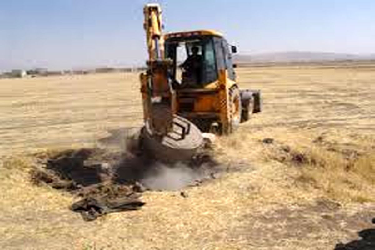 انسداد ۹۱۰ حلقه چاه غیر مجاز در استان همدان
