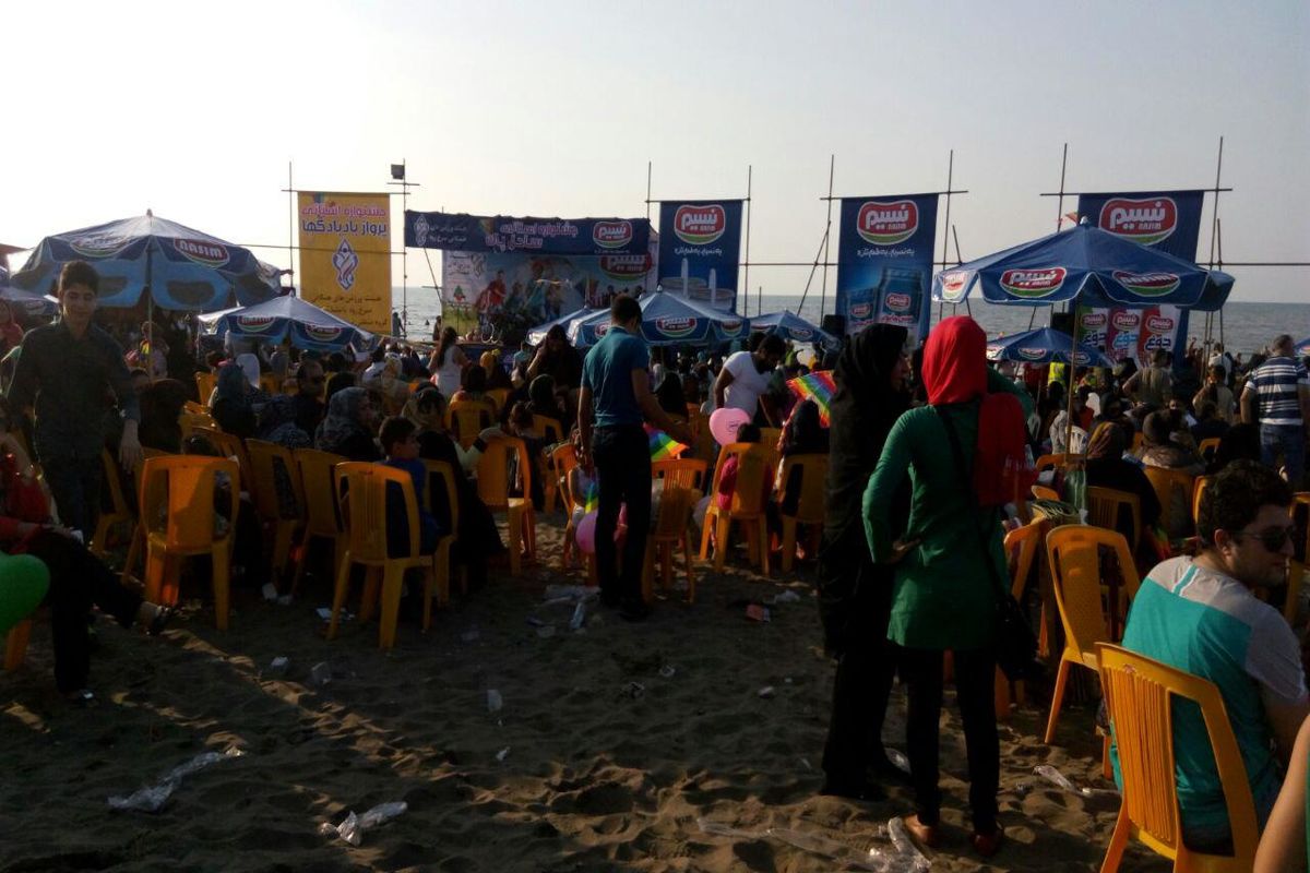 برگزاری جشنواه استانی تابستانی خزر در سواحل شهر سرخرود