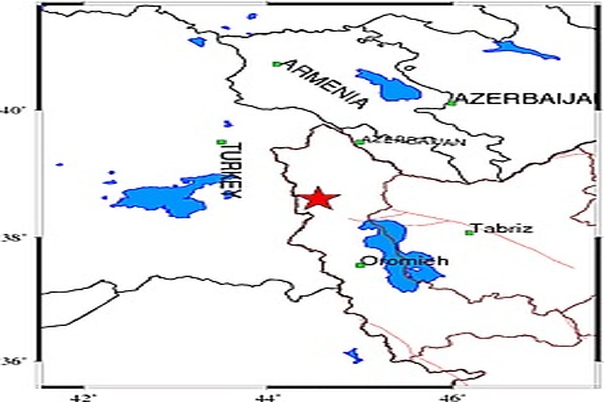 زلزله ٤/١ ریشتری خوی را لرزاند