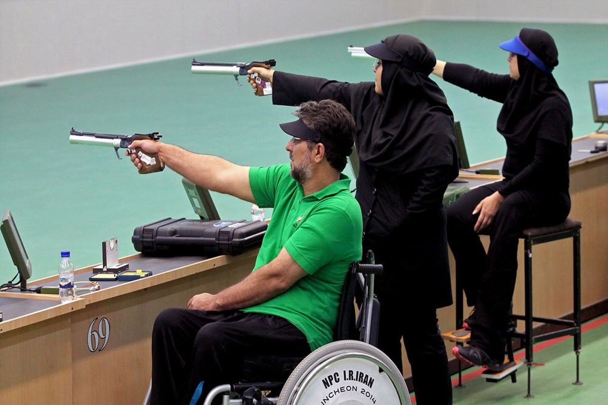 نایب قهرمانی ایران در رقابتهای تیمی میکس تپانچه خفیف