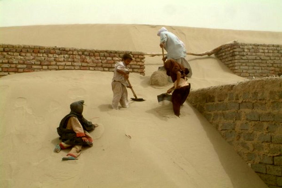 زندگی زیر تازیانه طوفان